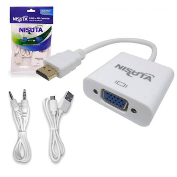 CONVERSOR HDMI A VGA NISUTA